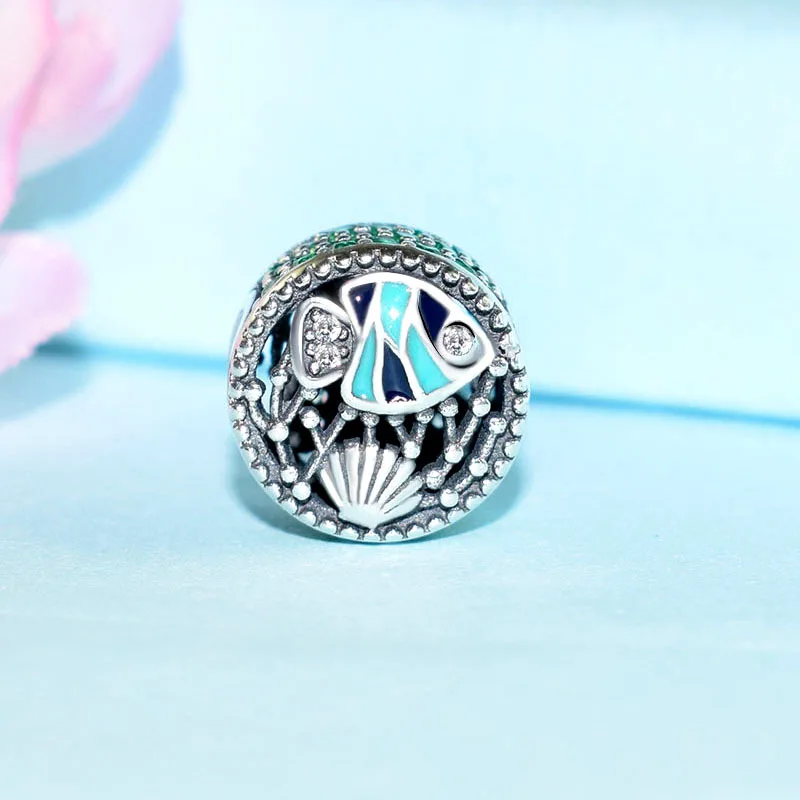 Женский браслет и ожерелье из серебра 925 пробы с бусинами | Украшения аксессуары