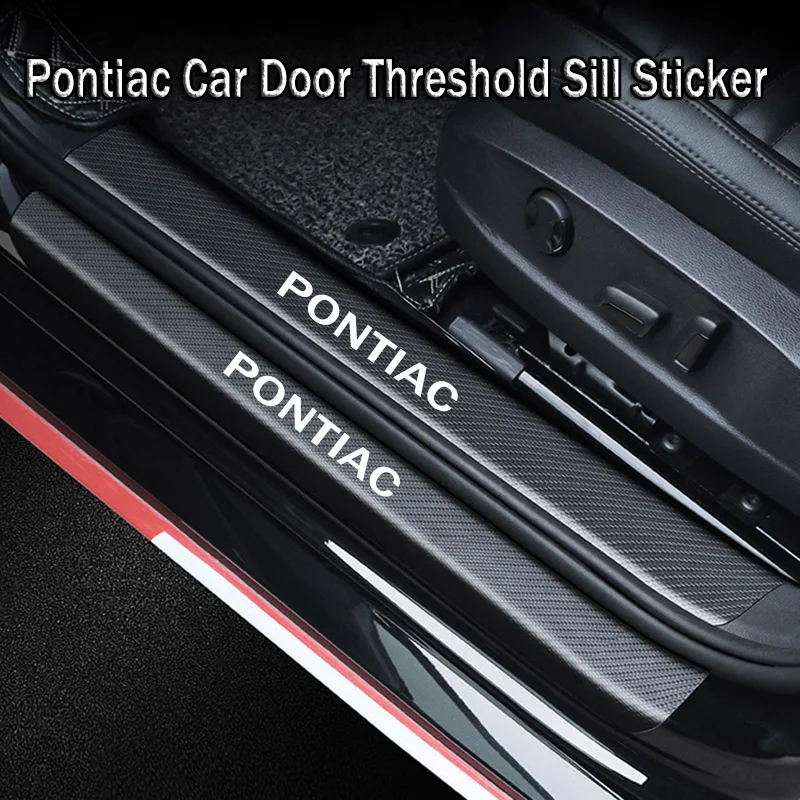

For Pontiac Vibe Optima G3 G4 G5 G6 G8 Wave Gto Sunfire Solstice Car Door Sill Threshold Guard Sticker Decal