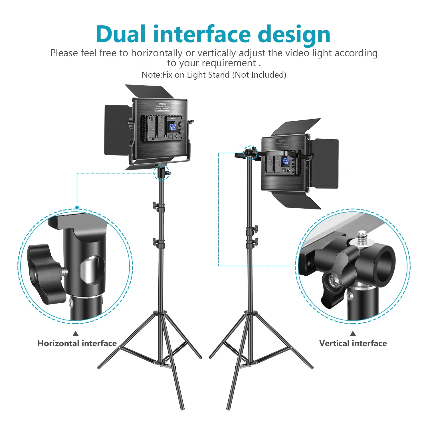 Neewer передовые 2 4G 660 светодиодный видео светильник фотографии ing комплект Dimmable Bi