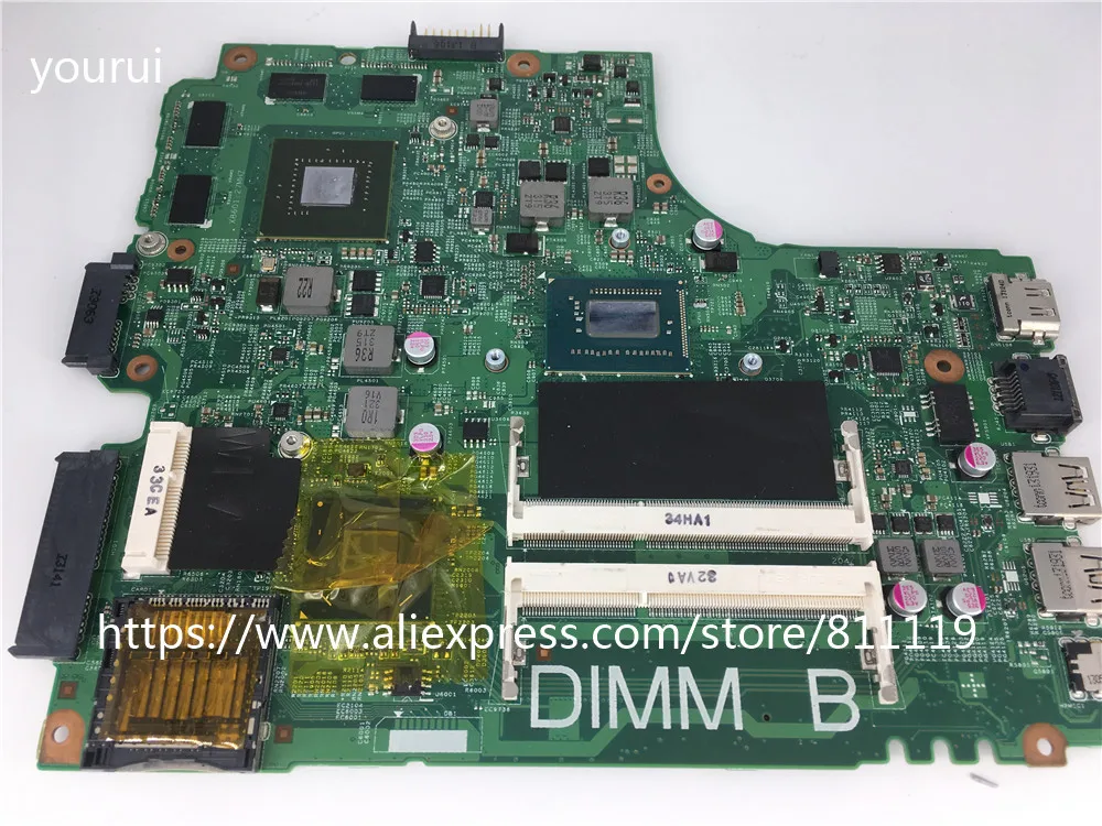 Материнская плата yourui для ноутбука Dell inspiron 3421 5421 series Диагональ экрана