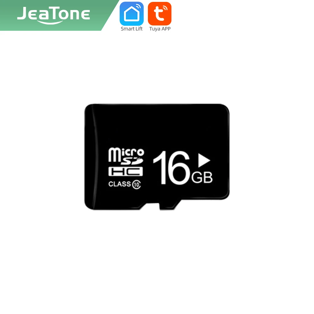 Jeatone Tuya smart 16G SD Memory card for our video door phone intercom, combine shipping with intercom only