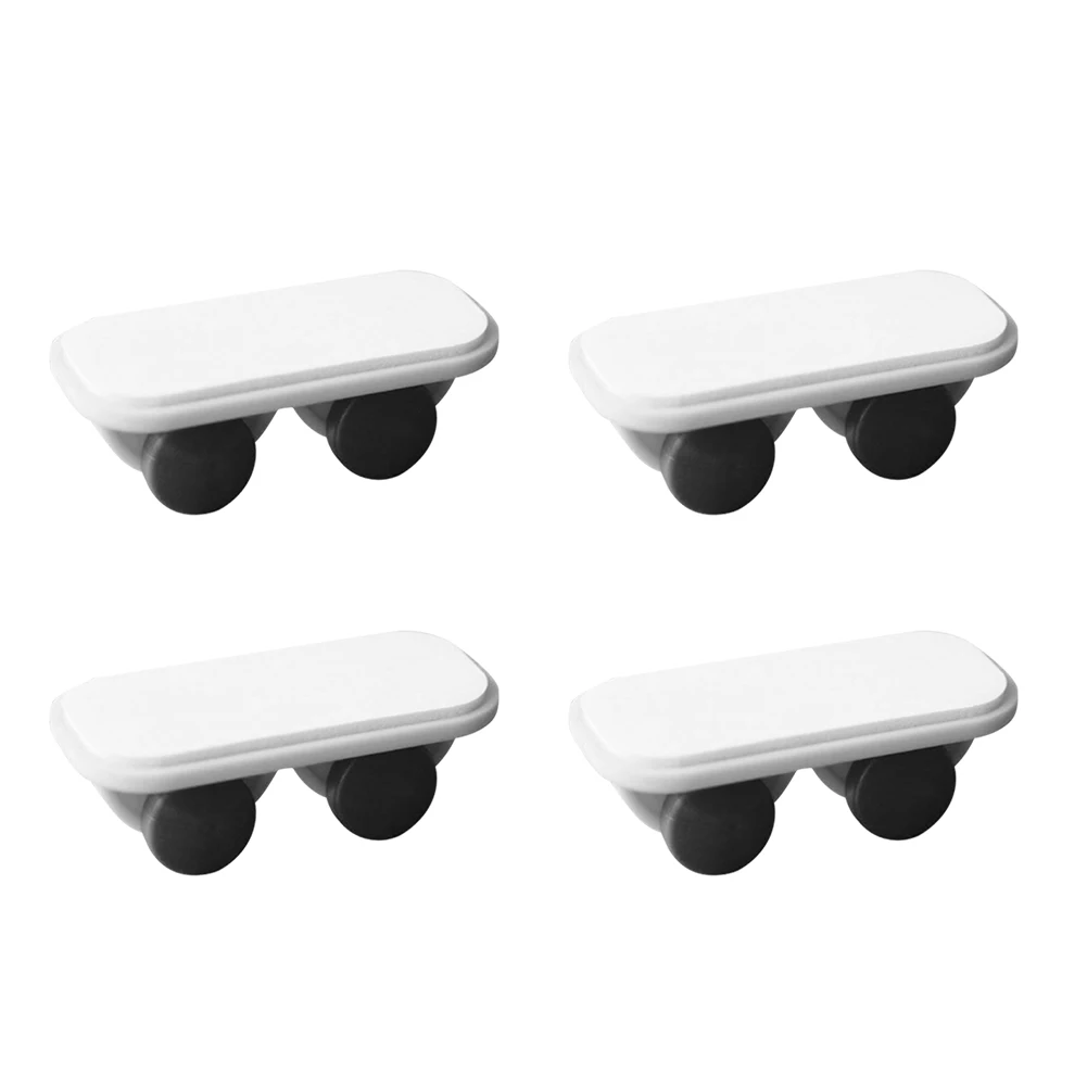 4 шт. креативные ролики ролик шкива бесшумный шкаф ящик самоклеящееся дно кровати