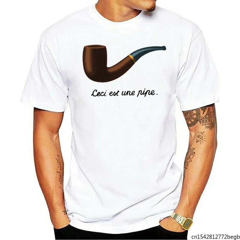Ceci Est Une Pipe Design Men's T Shirt