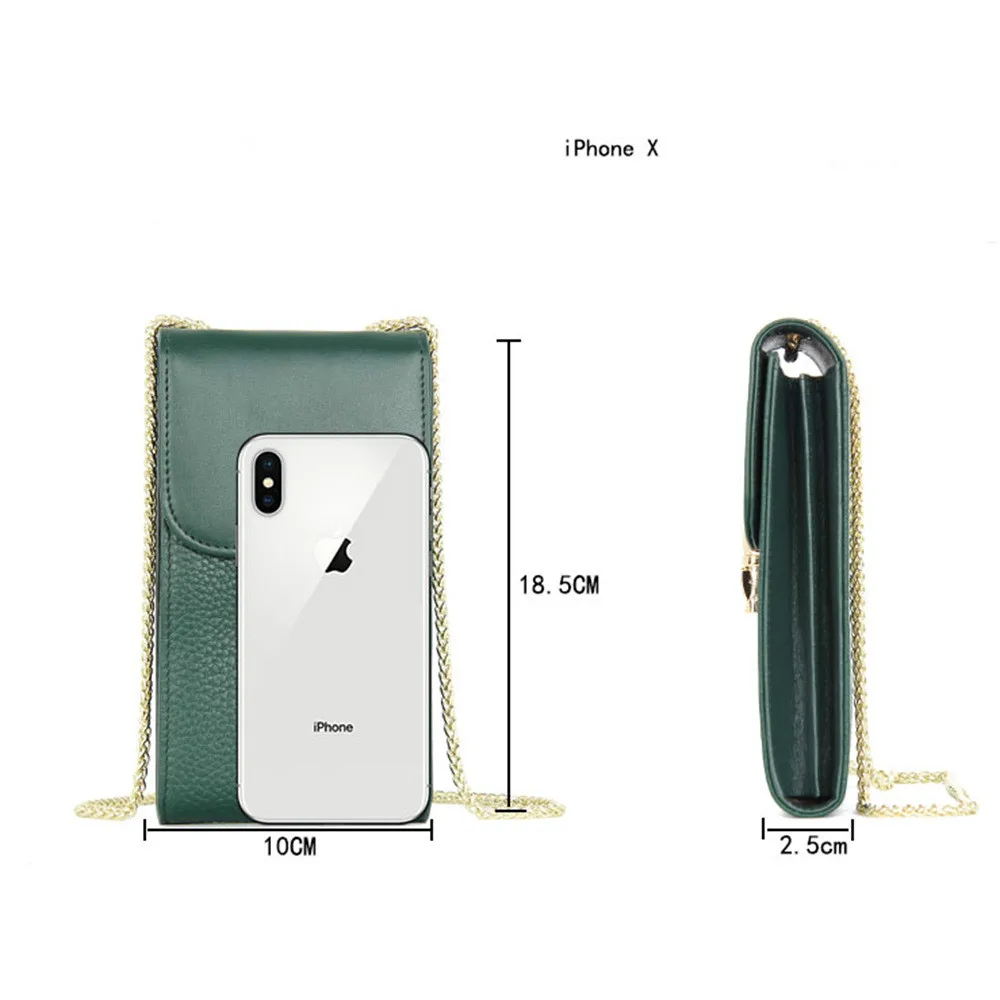 Сумка на плечо из натуральной кожи Женский Повседневный Кошелек дизайнерский