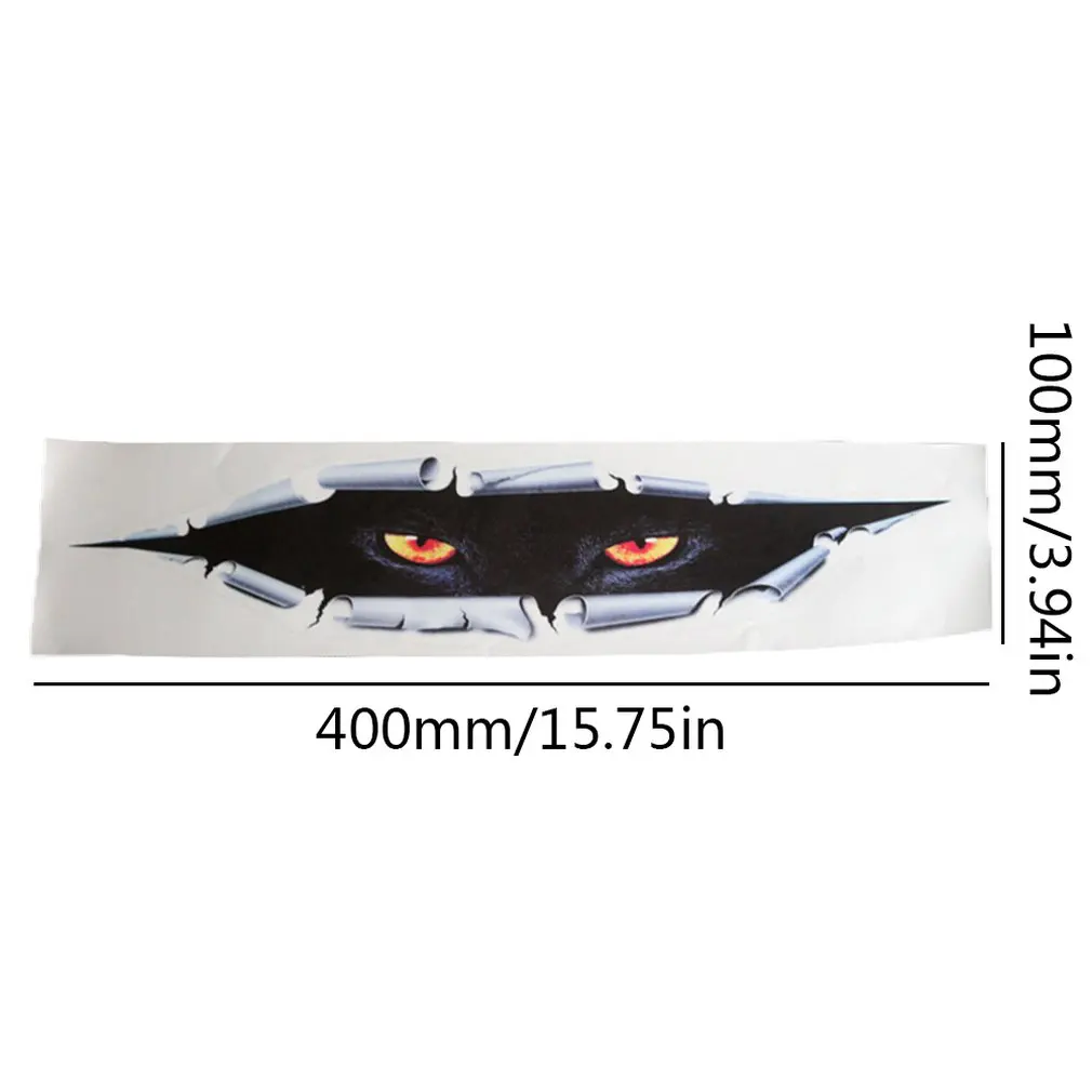 3D Stereoscopic Realistic Car Stickers Super Cool Cover Modification Peek Eyes Devil Reflective | Автомобили и мотоциклы
