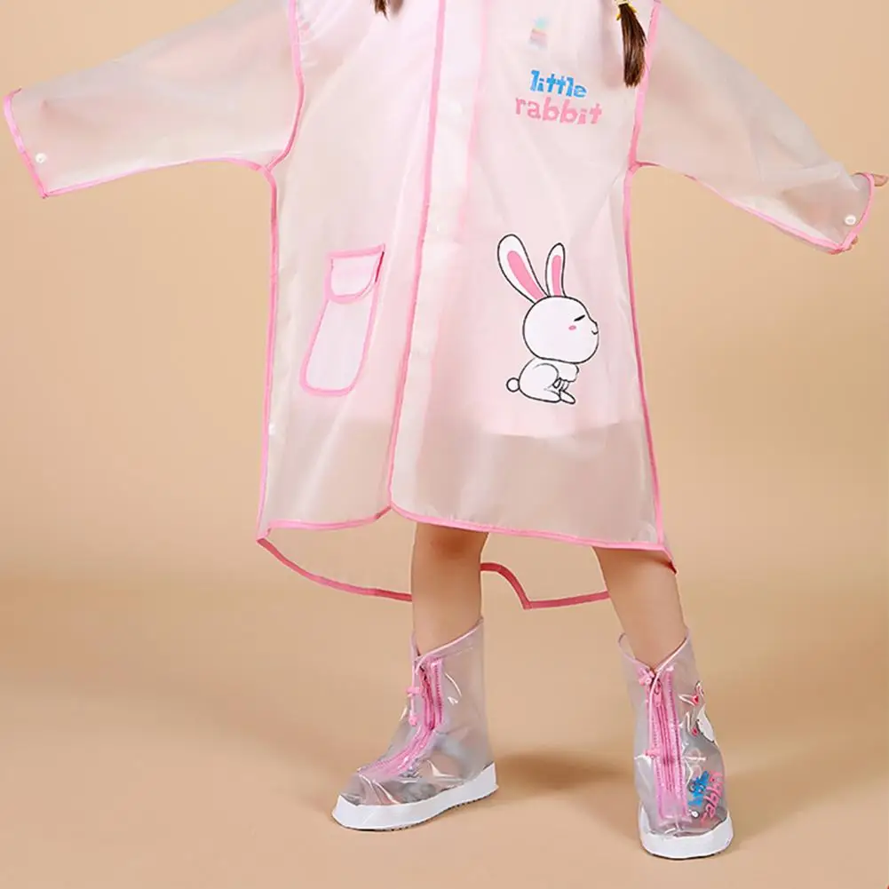 1 пара Детские Водонепроницаемые Чехлы для обуви с износостойким рисунком