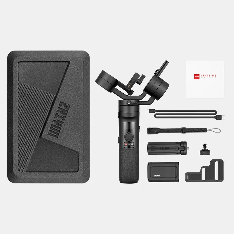 

ZHIYUN Crane M2 Gimbals for Smartphones Phone Mirrorless Action Compact Cameras New Arrival 500g Handheld Stabilizer