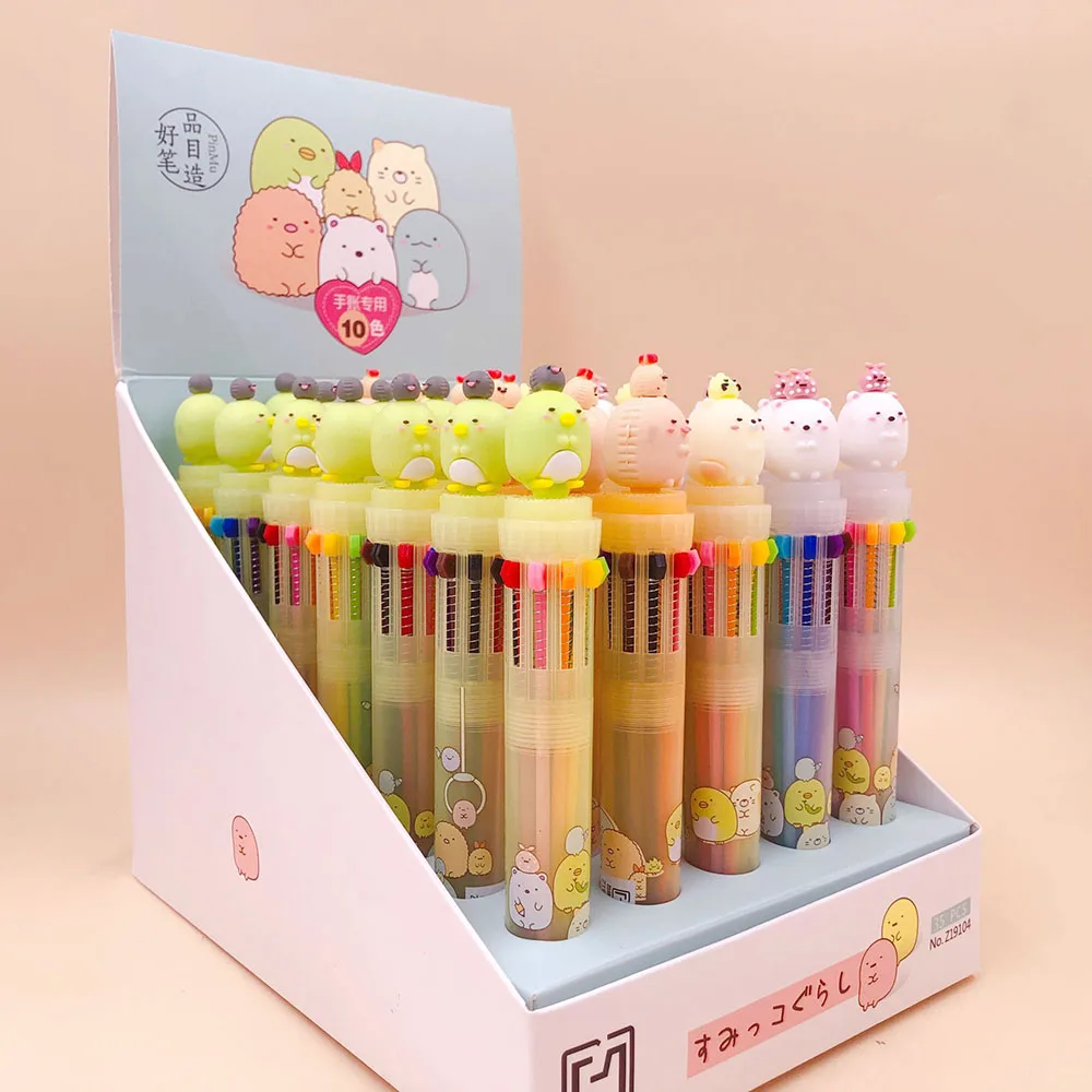 Шариковая ручка Sumikko Gurashi 10 цветов 1 шт. |
