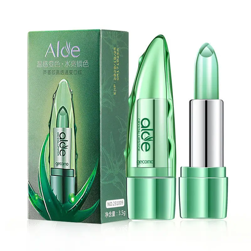 Новый Batom 99% Алоэ Вера натуральный температурный меняющий цвет Желейная помада