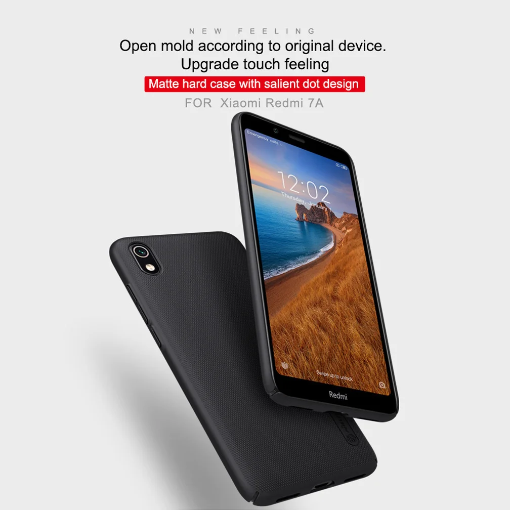 Для Xiaomi Redmi 7A чехол 5,4" Nillkin матовый защитный пластиковый чехол для Xiaomi Redmi 7A с держателем для телефона