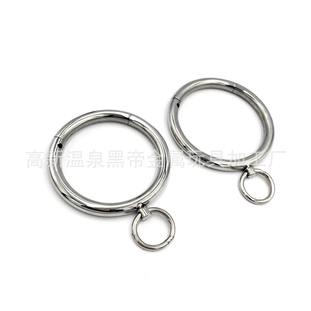 

Black Emperor brand new round ring bracelet bracelet bracelet collar hands and feet bound round anklets adult fun