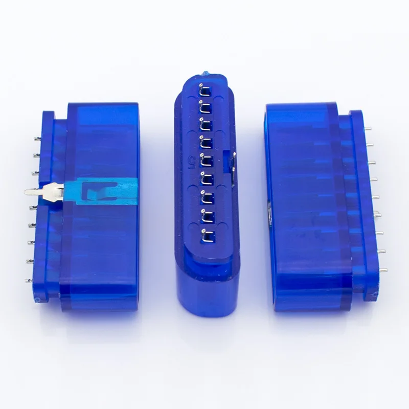 2Pcs Blue 9 Pin 90 Disgree Female Connector Game Controller Socket Slot For Ps2 Console Playstation 2 Accessory | Электроника