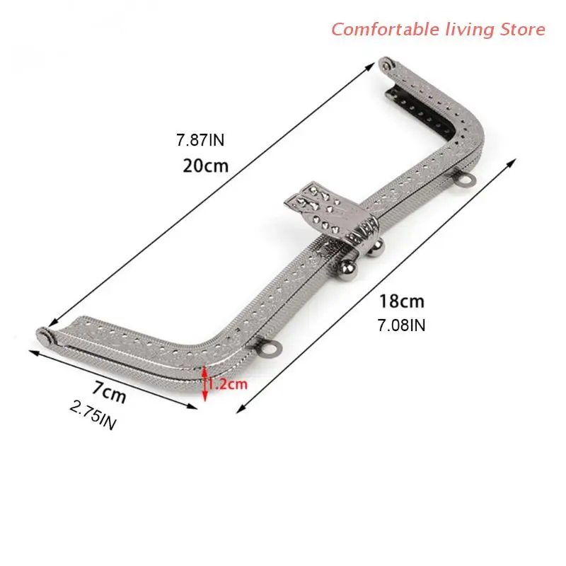 Металлический кошелек Рамка застежка ручка поцелуй замки для DIY изготовления