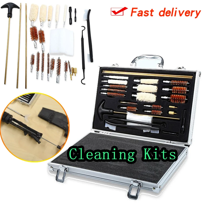 

74PCS Universal Gun Cleaning Kit Pistol Hunting Rifle Shotgun Firearm Cleaner for Hunting