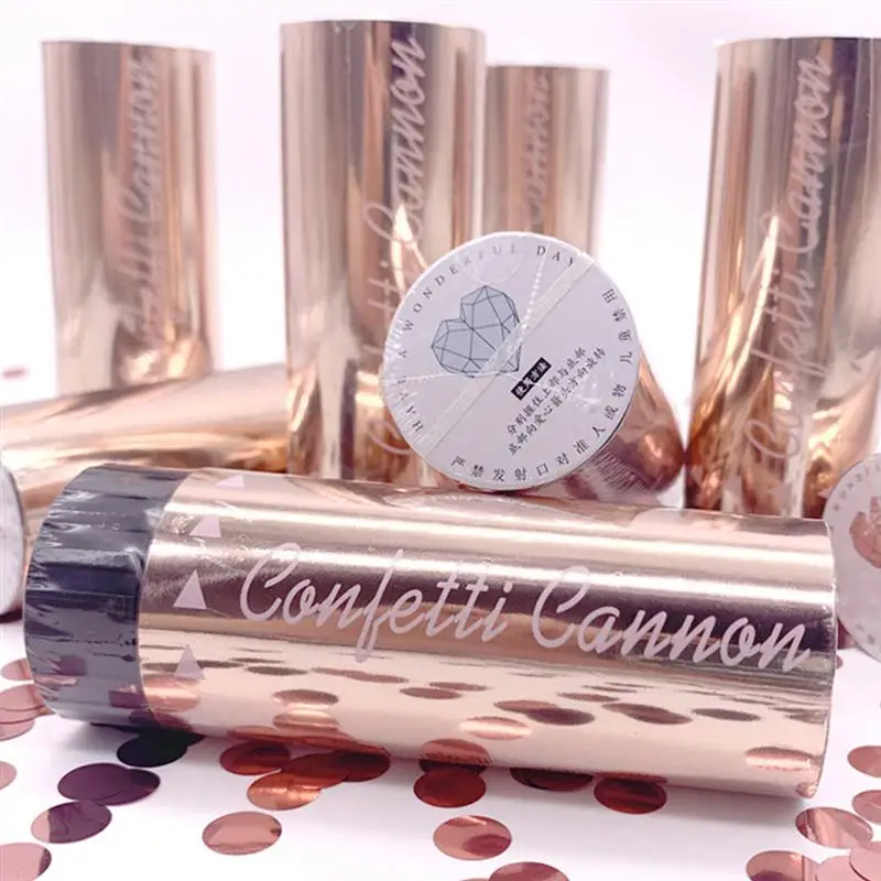 3 шт. Свадебные конфетти пушка ручной 11 см трубка свадебные принадлежности с днем