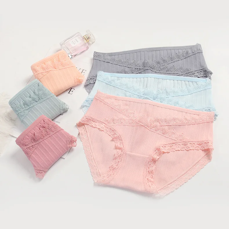 Хлопковые женские трусики для будущих мам трусы беременных женщин короткие