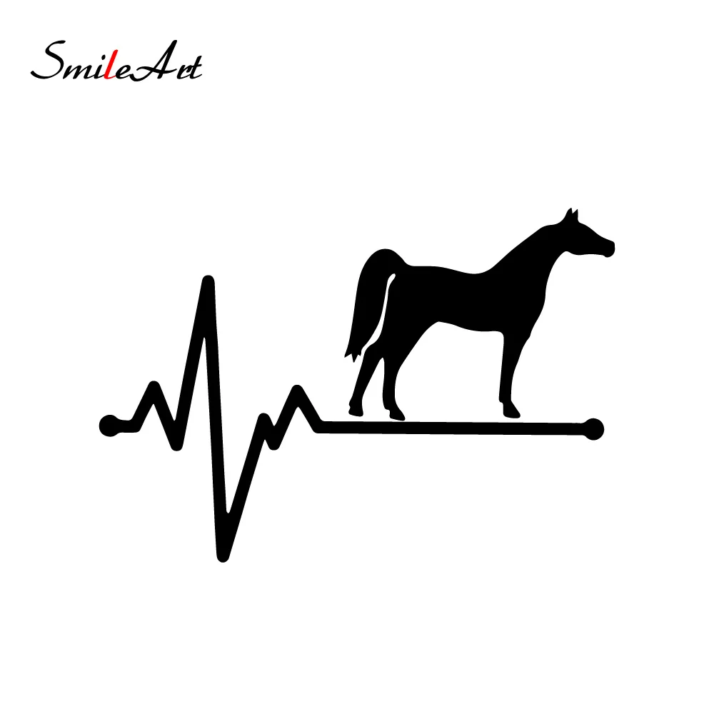 Милые наклейки для автомобиля с лошадью Виниловая наклейка зеркала заднего вида