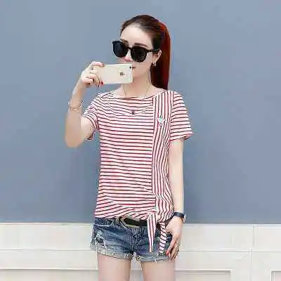 

Fashion gold Women Tops T-shirts Female 2019 Summer