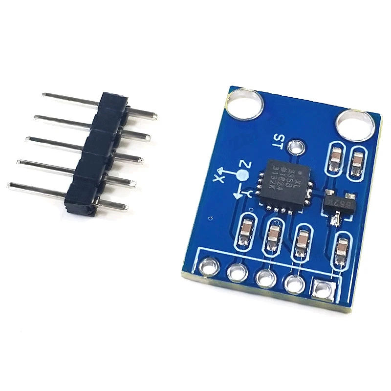 1pcs adxl335 three axis accelerometer tilt angle module alternative mma7260 gy 61 free global shipping