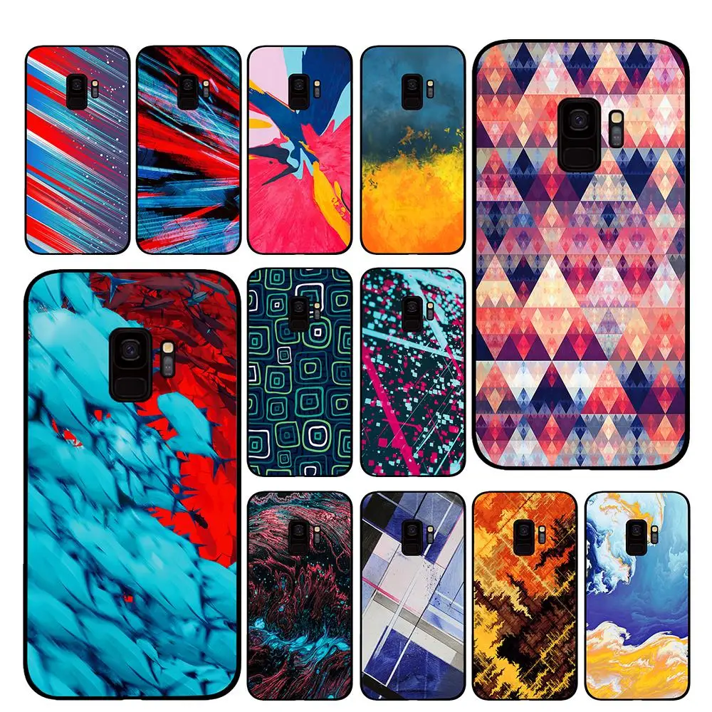 Абстрактная текстура для samsung Galaxy S10 S10E S8 Plus S6 S7 Edge S9 S10e Note 8 9 чехлы телефонов |