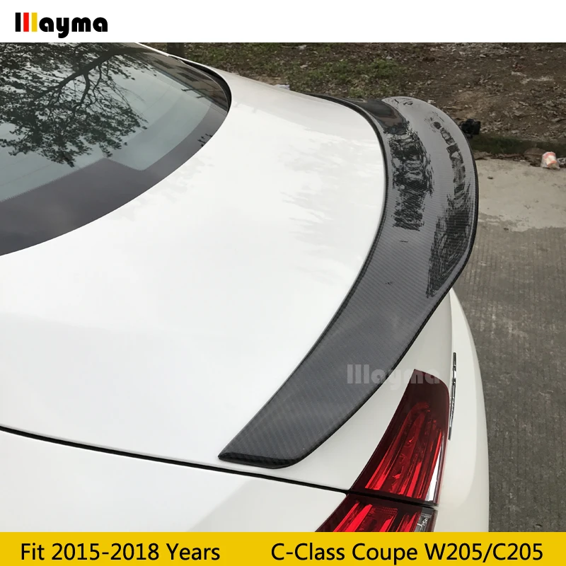 Спойлер для заднего багажника из углеродного волокна в стиле PSM Benz C180 C220 C250 Coupe W205