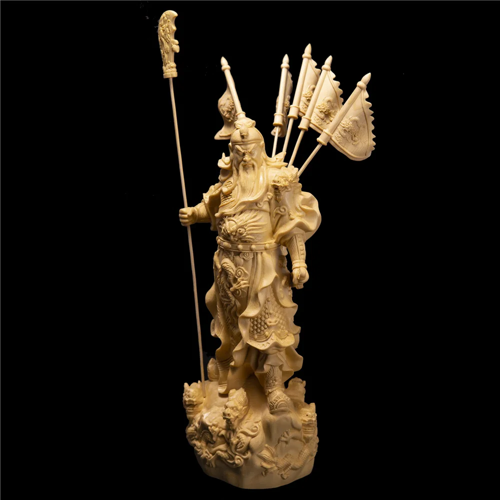 

Статуя и скульптуры Гуань Юй из пяти флагов, резьба по дереву