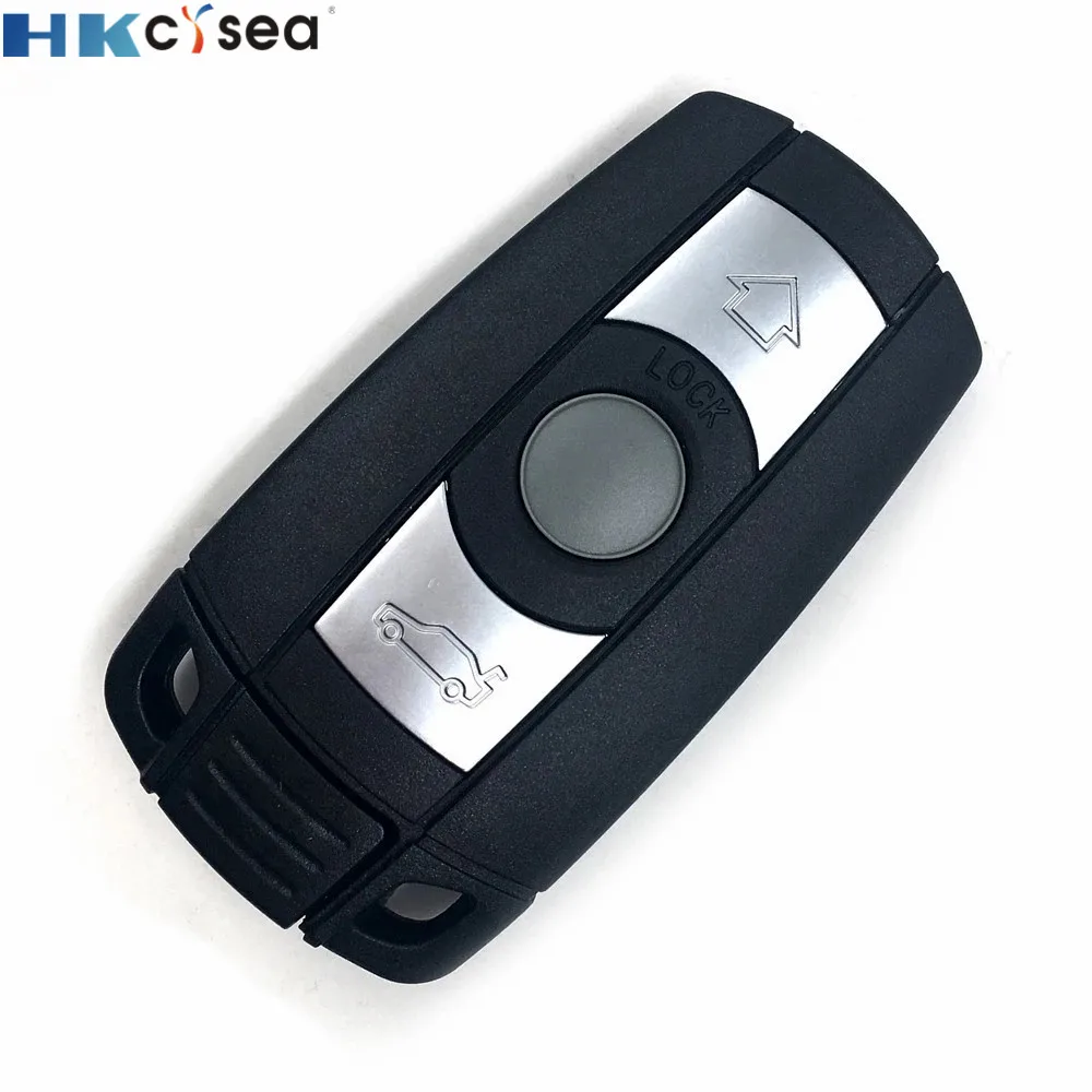 HKCYSEA 3 кнопки складной дистанционный ключ для автомобиля с 315/433/868 МГц ID7944 чип BMW 3/5