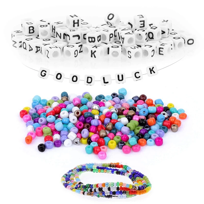 Браслет дружбы 100 цветов нить для вышивки крестиком Набор с 39 инструментами и 400 B |