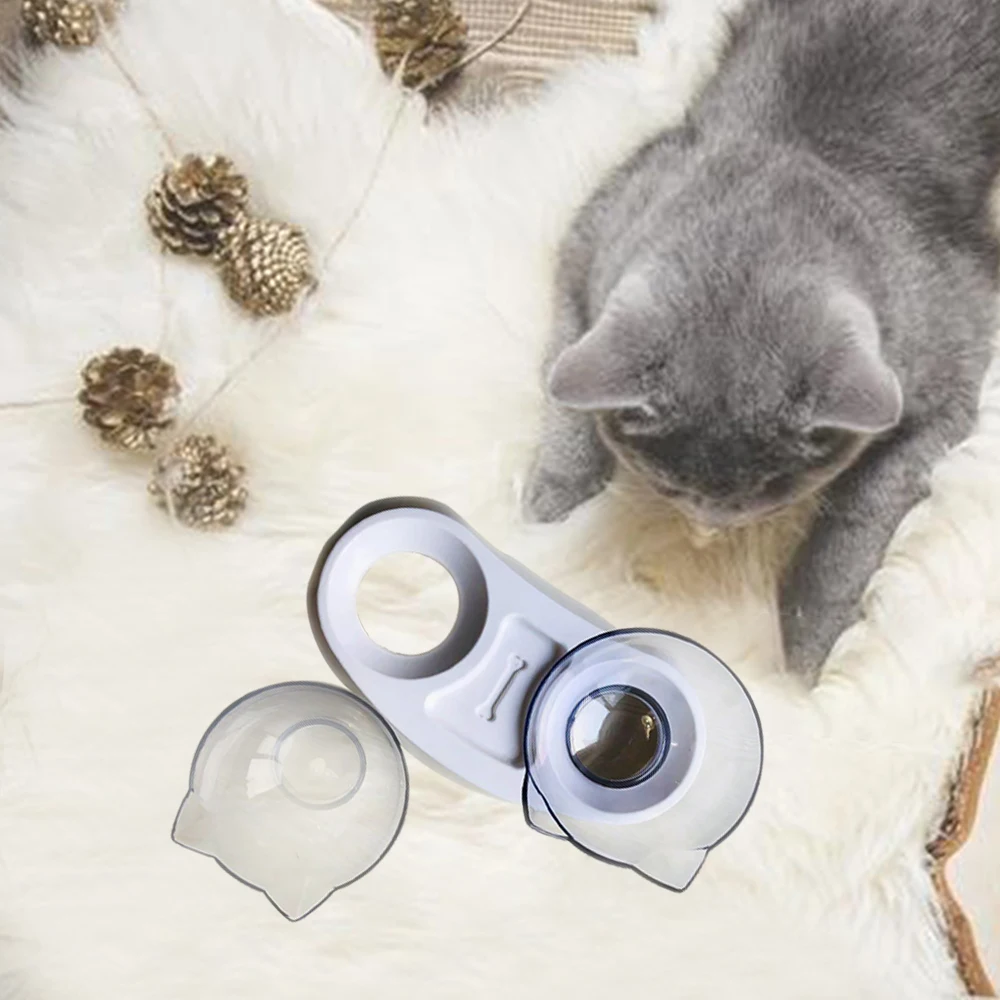 Поднятые миски для домашних животных кошек прочные двойные поднятая подставка