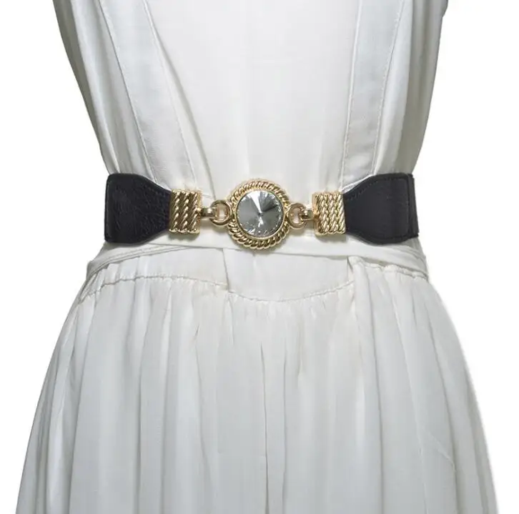 Женская модельная пряжка с бриллиантами эластичные пояса женское платье Корсеты