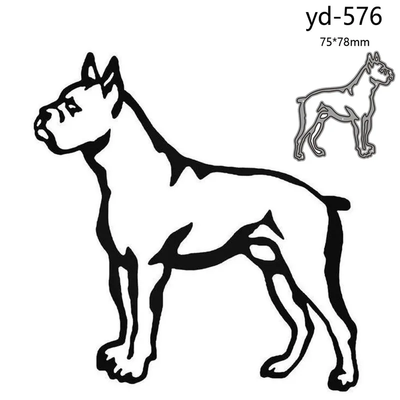 

Металлические Вырубные штампы форма животное собака украшение для скрапбукинга бумаги ремесло Нож Форма лезвие перфоратор трафареты