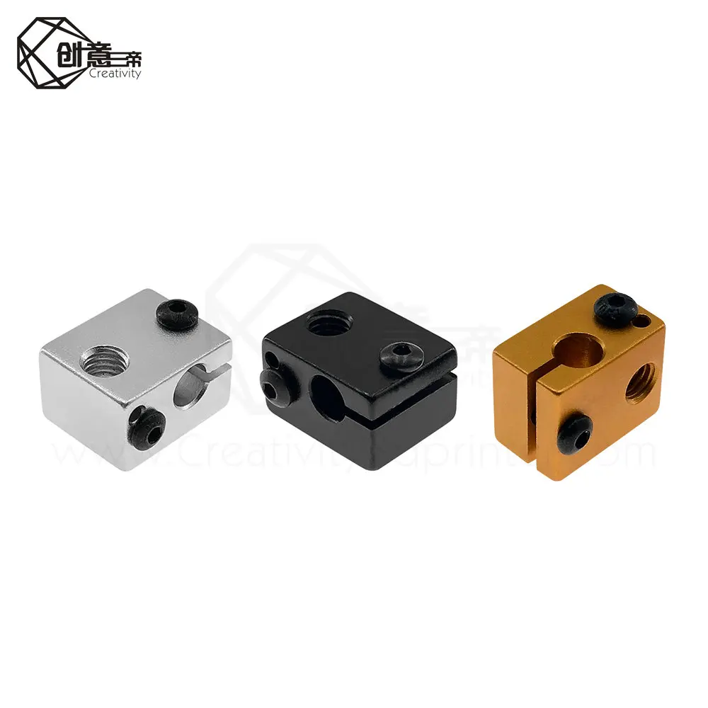 Алюминиевый тепловой блок V6 для V5 j-головки экструдера HotEnd 3D принтеры части