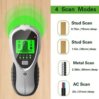 stud finder wall scanner 4 in 1 stud detector audio alarm accurate fast location for the center edges of metal studs ac wire