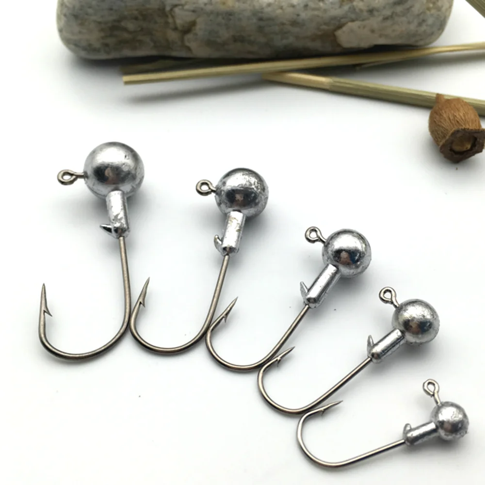 50 шт./лот крючок с зазубриной Морской рыболовный соединитель для мягкой приманки