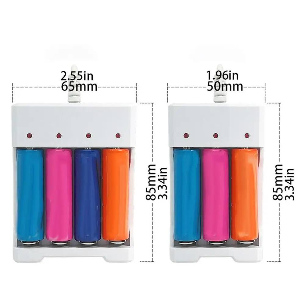 USB 4 слота 3 Быстрая зарядка зарядное устройство защита от короткого замыкания AAA и