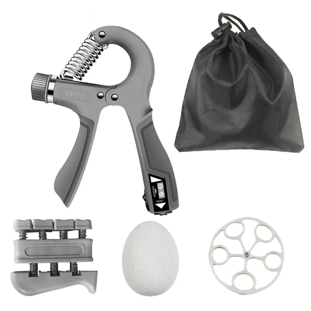 

4 шт. Фитнес упражнения рассчитывать ручной пальца захватного устройства силовых тренировок носилки Комплект