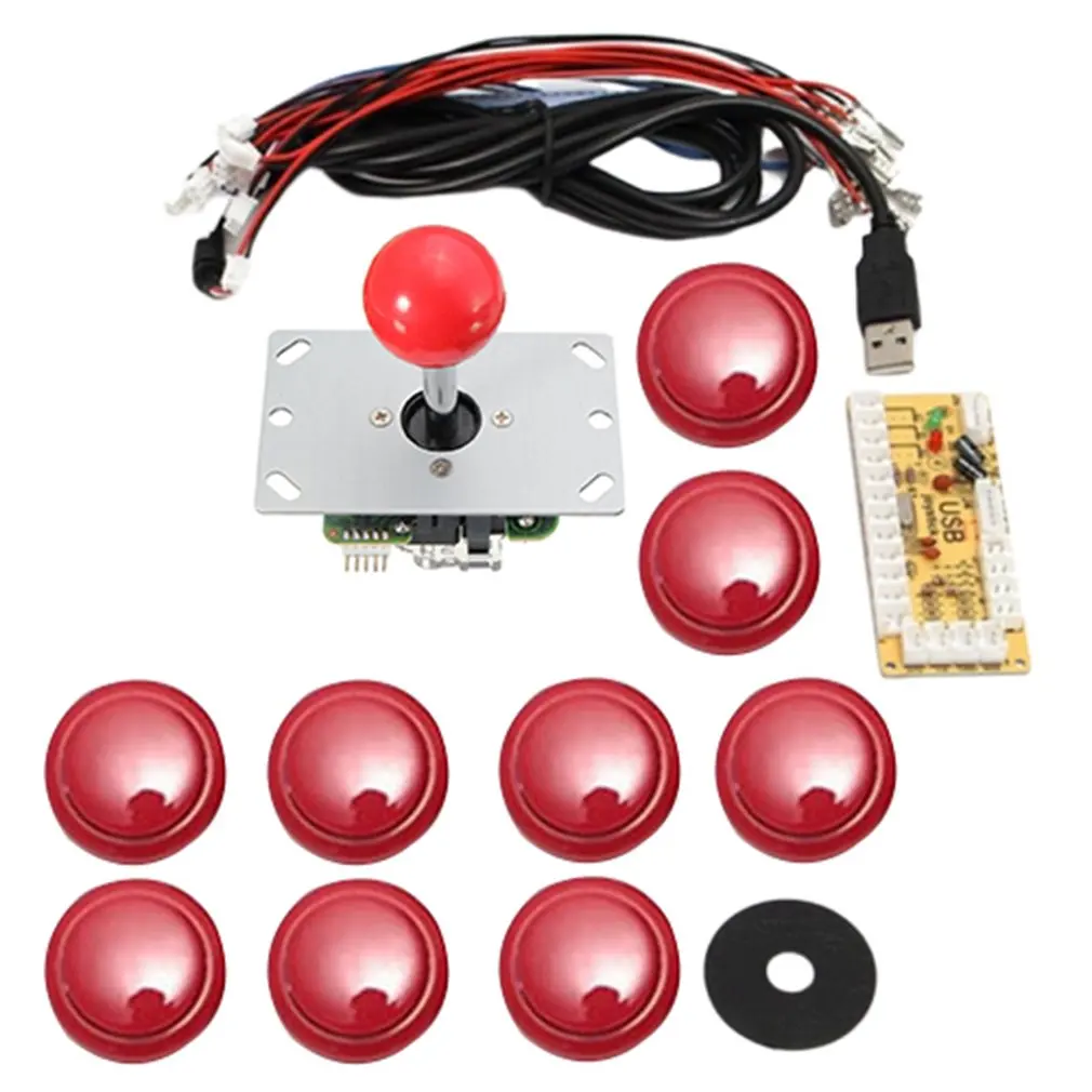 

2021 HOT Single Diy Arcade Joystick Accessories Usb Computer Joystick Chip Control Board Arcade Rocker Button Kit