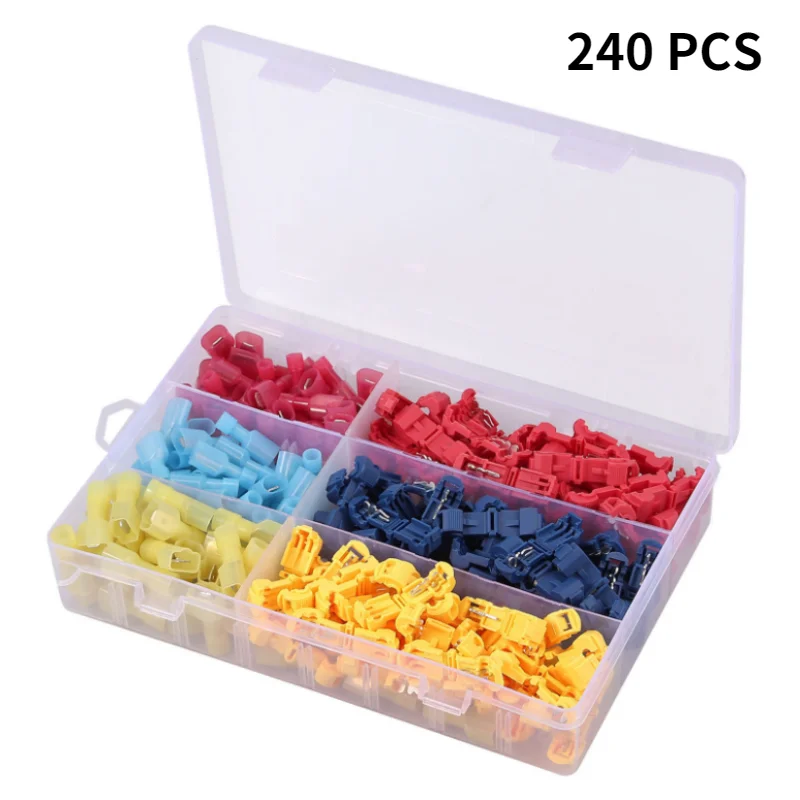 Т-образные быстроразъемные соединители для электрических проводов обжимные