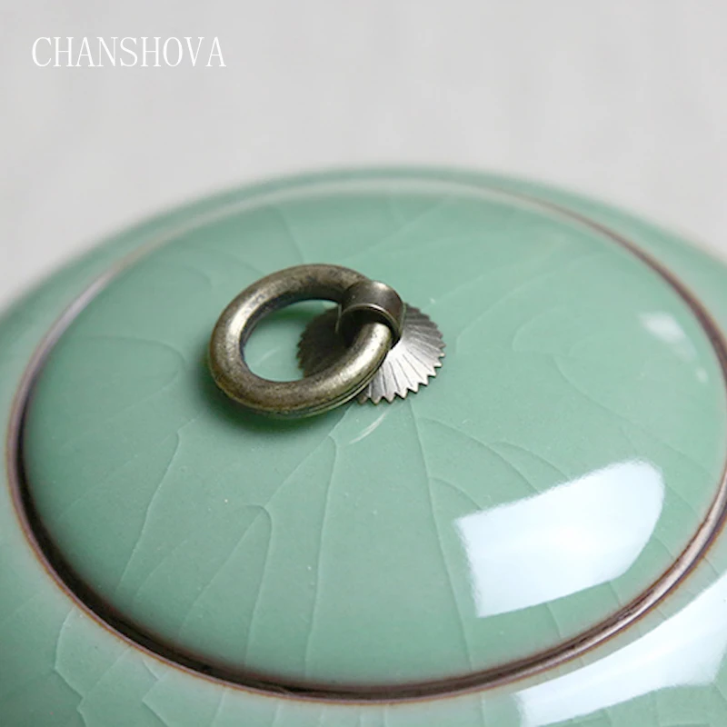 CHANSHOVA Традиционный китайский керамический чайный ящик герметичный влагостойкий