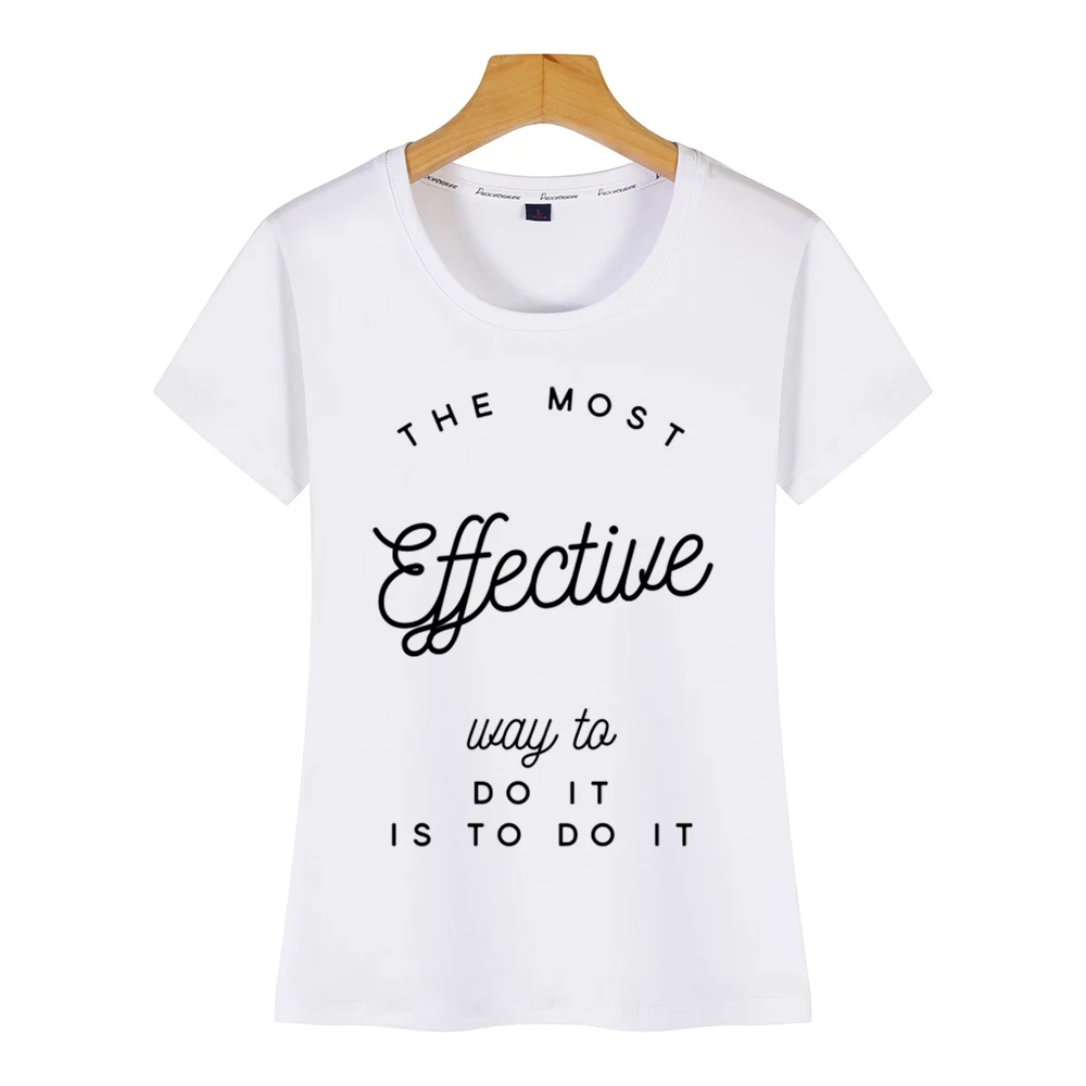 Женская футболка самый эффективный способ сделать это сексуальная Футболка Harajuku