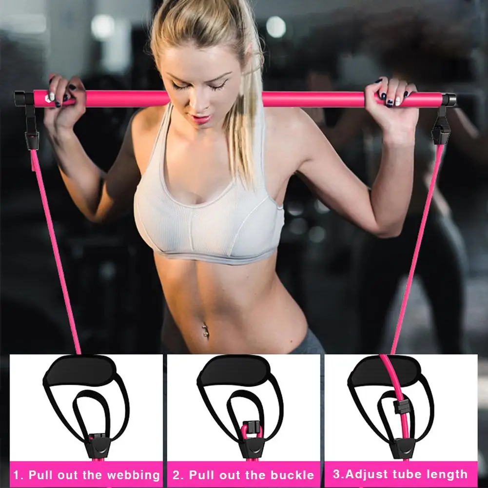 Эластичные ленты для занятий йогой и фитнесом спортивные тренировочные