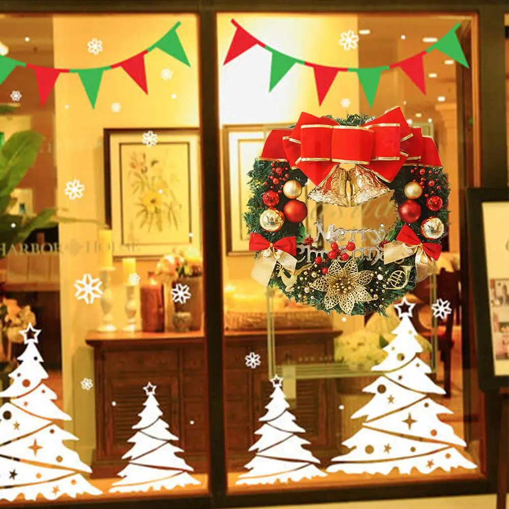 Украшения для рождественской елки зеленый венок украшения семейвечерние ринки