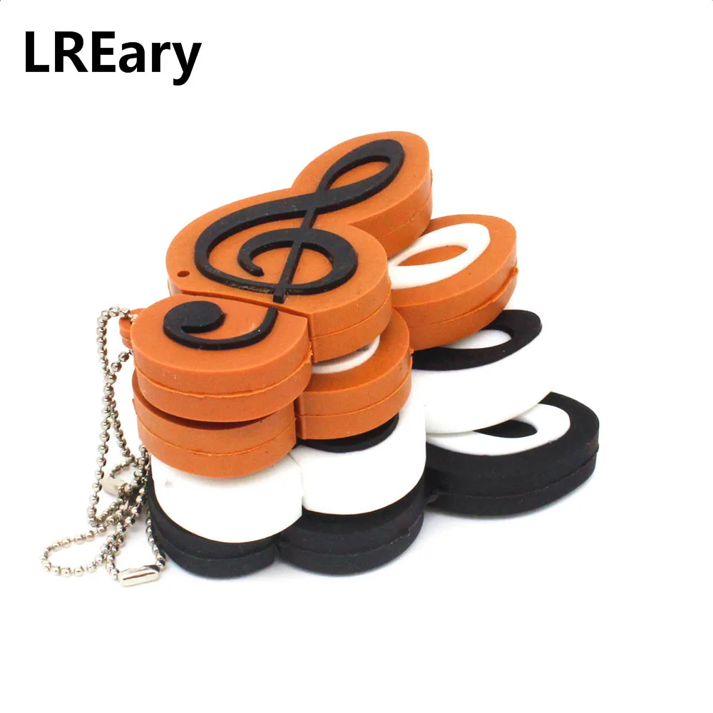 Мультяшный музыкальный флеш накопитель 128 Гб 64 usb U диск memoria Stick pendrive 4 ГБ 8 16 32 для