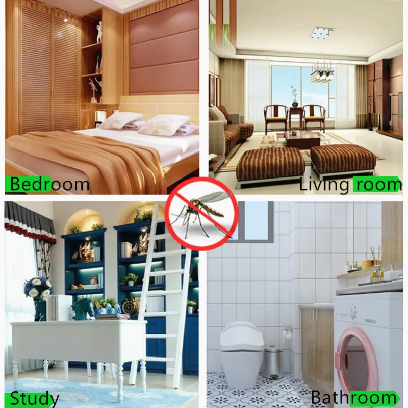 

Electric Mosquito Repeller Tablets Anti Mosquito Killer Pest Tasteless Safety Replacement Plug Adaptor No Toxic for Kid Adult