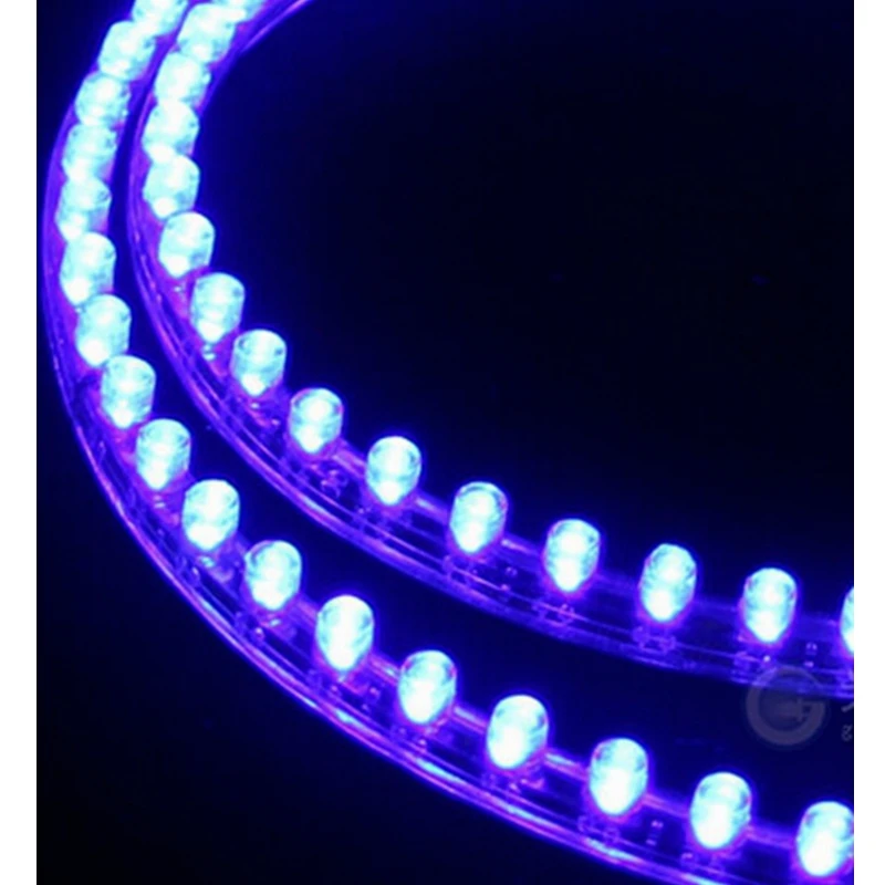 2X 24 см супер порошок Авто декоративная Гибкая Светодиодные ленты высокомощный