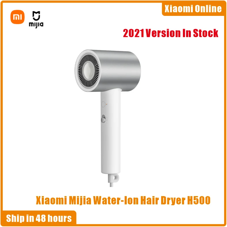 

Фен Xiaomi Mijia H500 с двумя ионами воды, с функцией ухода за волосами, с горячим и холодным воздухом, с интеллектуальным контролем температуры