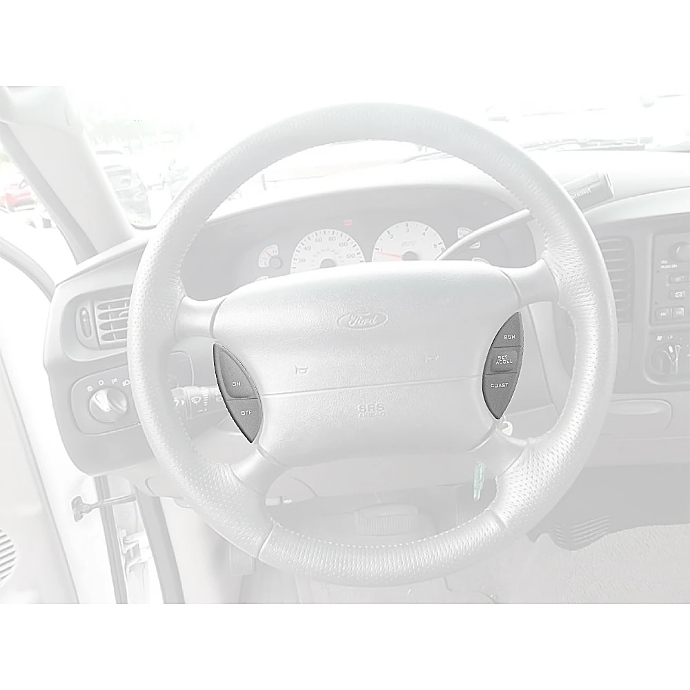 ARMSKY черный/серый руль круиз-контроль переключатель для 1998-2004 Ford F150 Explorer Sport Ranger SW-5928