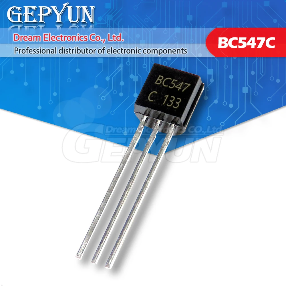 100 шт. BC547C TO-92 BC547 TO92 547C Новый триодный транзистор