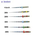 Стоматологические эндододонтические файлы 04 06 Cone Pro, гибкие, голубые, 25 мм, 21 мм, различная термоактивация для корневого канала