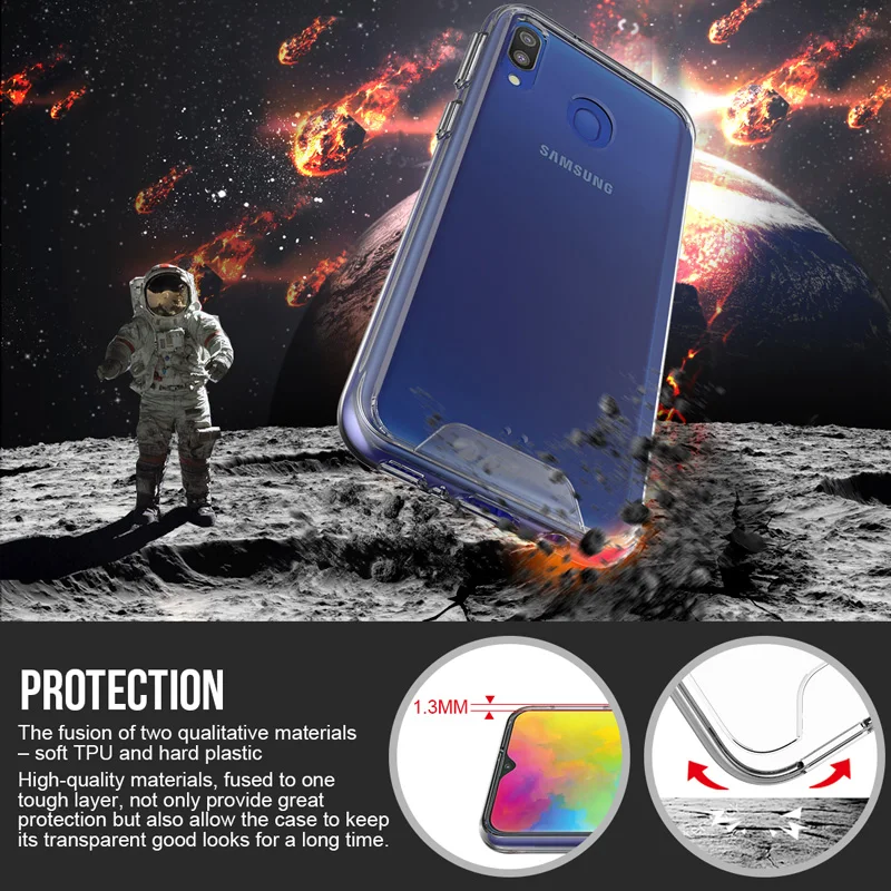 TOIKO Chiron прозрачная задняя крышка для Samsung Galaxy A10 M10 противоударный защитный чехол